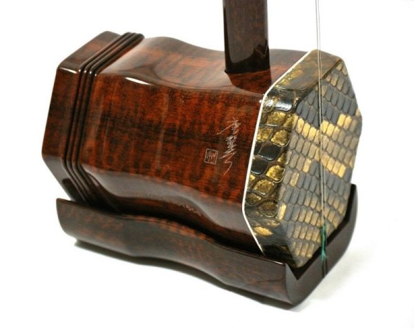 良品 北京二胡 中国 伝統楽器 弦楽器 民族楽器 天然皮 蛇 パイソン